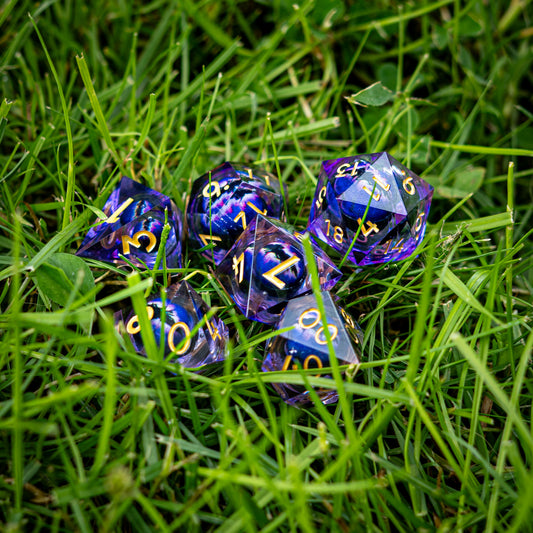 Liquid Core Resin Dice Set