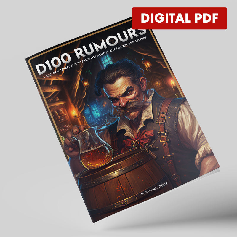 D100 Rumours for Fantasy TTRPG's - PDF Version