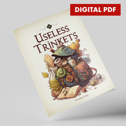 D12 Useless Trinkets for Fantasy TTRPG's - PDF Version